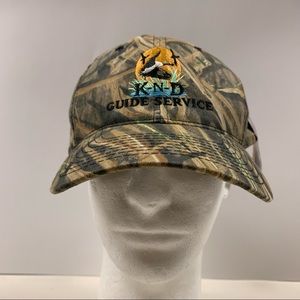 Mossy oak embroidered camouflage cap KND guide service